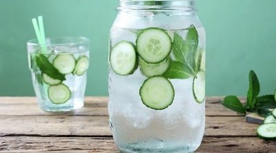 El agua de pepino para tratar la retención de líquidos